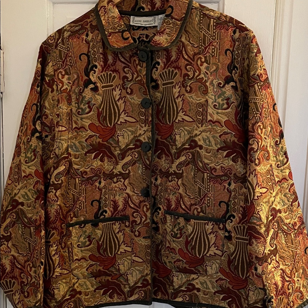 Vintage Jane Ashley Jacquard Jacket